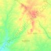 Ouro Branco topographic map, elevation, terrain