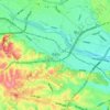 多摩区 topographic map, elevation, terrain