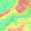 平陆县 topographic map, elevation, terrain