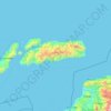 Alor topographic map, elevation, terrain