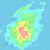 Paros topographic map, elevation, terrain