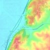 Rushville topographic map, elevation, terrain