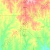 Duncan topographic map, elevation, terrain