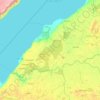Kikuube topographic map, elevation, terrain