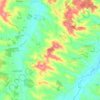 Miradoux topographic map, elevation, terrain