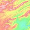 Outerbat اوتربات topographic map, elevation, terrain
