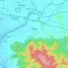 徂徕镇 topographic map, elevation, terrain