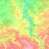 Saulgé topographic map, elevation, terrain