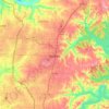 Rogers topographic map, elevation, terrain
