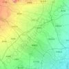 郫都区 topographic map, elevation, terrain