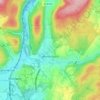 Wiesenbach topographic map, elevation, terrain