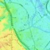 Kamiya topographic map, elevation, terrain