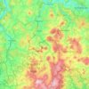 Ulster topographic map, elevation, terrain