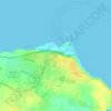 Rosslare Harbour topographic map, elevation, terrain