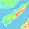 Lembongan topographic map, elevation, terrain