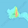 Isola di Favignana topographic map, elevation, terrain