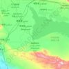 博斯腾湖乡 topographic map, elevation, terrain