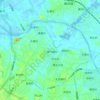 东坑镇 topographic map, elevation, terrain