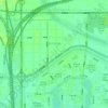 龙子湖街道 topographic map, elevation, terrain