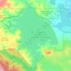 San Luis Reservoir topographic map, elevation, terrain