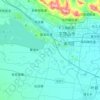 湛河区 topographic map, elevation, terrain