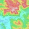 Warburton topographic map, elevation, terrain