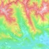 Vinuesa topographic map, elevation, terrain