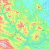 Đà Bắc topographic map, elevation, terrain