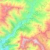 Gharapjhong topographic map, elevation, terrain