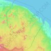 Guiana Francesa topographic map, elevation, terrain