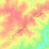 Fyffe topographic map, elevation, terrain