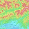 Kami topographic map, elevation, terrain