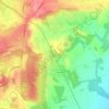 Newstead CP topographic map, elevation, terrain