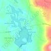 Ashmere Lake topographic map, elevation, terrain