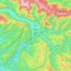 Tolmin topographic map, elevation, terrain