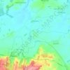 Shillington topographic map, elevation, terrain