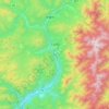 Agematsu topographic map, elevation, terrain