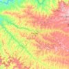 Ituiutaba topographic map, elevation, terrain