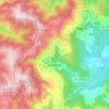 Lavalette topographic map, elevation, terrain