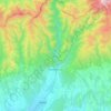 Bumbesti-Jiu topographic map, elevation, terrain