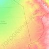 El Borma topographic map, elevation, terrain