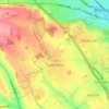 Caddington topographic map, elevation, terrain