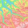 Sunndal topographic map, elevation, terrain