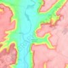 Valbuena de Pisuerga topographic map, elevation, terrain