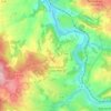 Saint-Priest-sous-Aixe topographic map, elevation, terrain