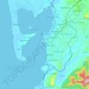 Pare-Pare topographic map, elevation, terrain