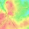 Clonard Little topographic map, elevation, terrain