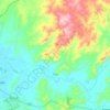 Oura topographic map, elevation, terrain