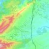 Aielo de Malferit topographic map, elevation, terrain