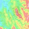 Berat County topographic map, elevation, terrain